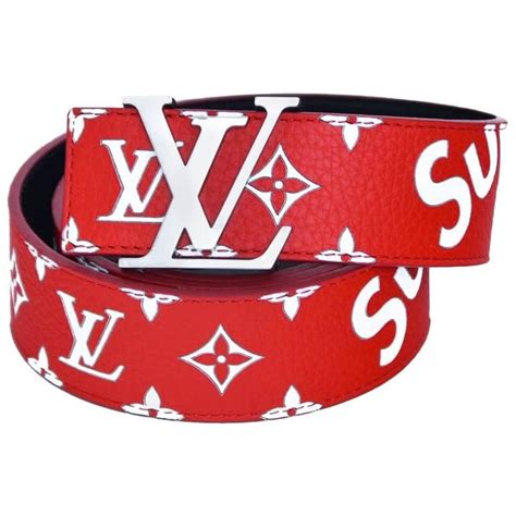 red supreme louis vuitton belt|Louis Vuitton supreme red bomber.